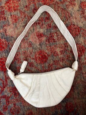 Lemaire Off-White Croissant bag Authentic + worn condition = good price